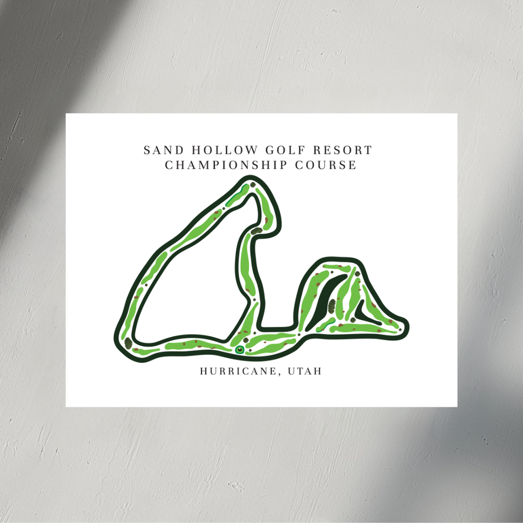 Sand Hollow Golf Resort Championship Course Hurricane, Golf Course Prints, Utah