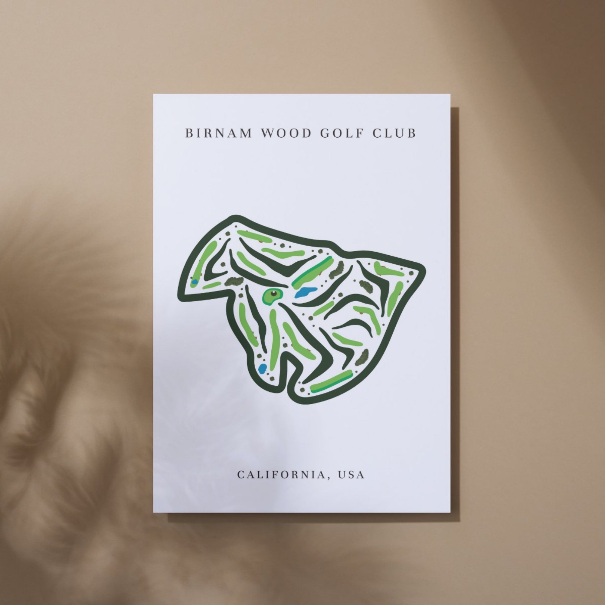 Birnam Wood Golf Club, Golf Course Print, California