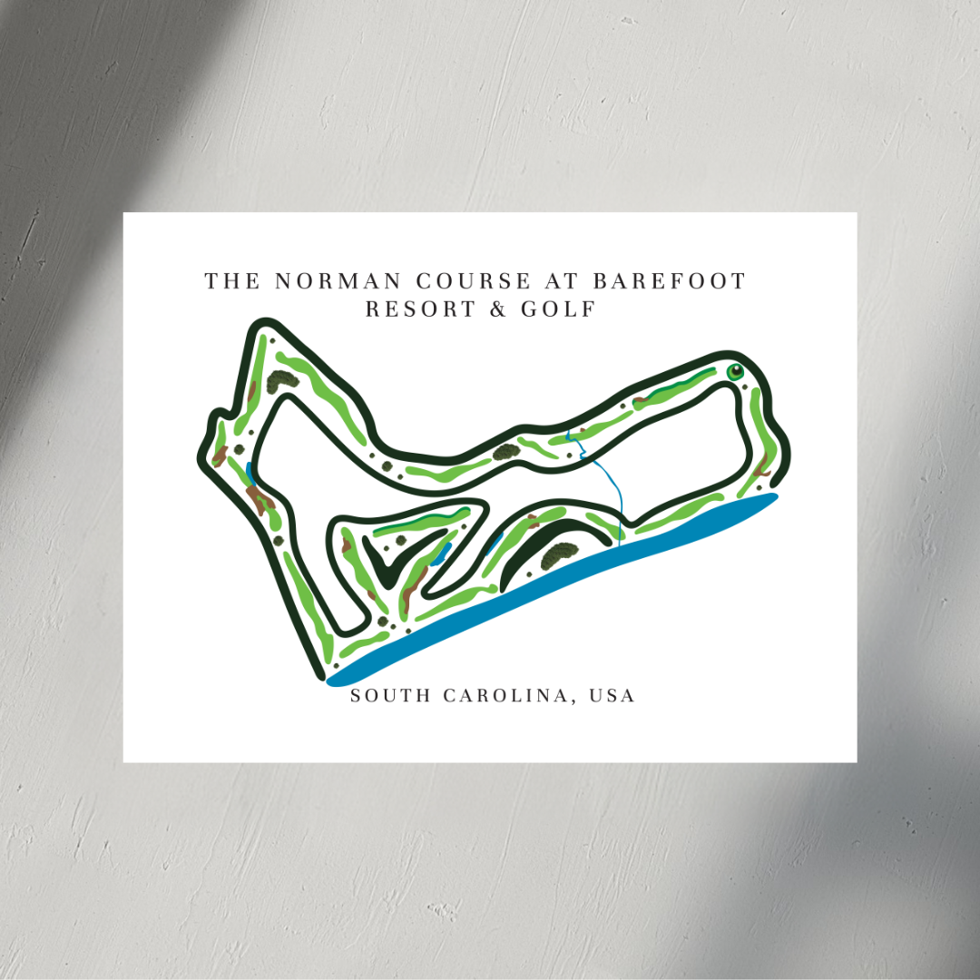 The Norman Course at Barefoot Resort & Golf, Golf Course Prints, South Carolina