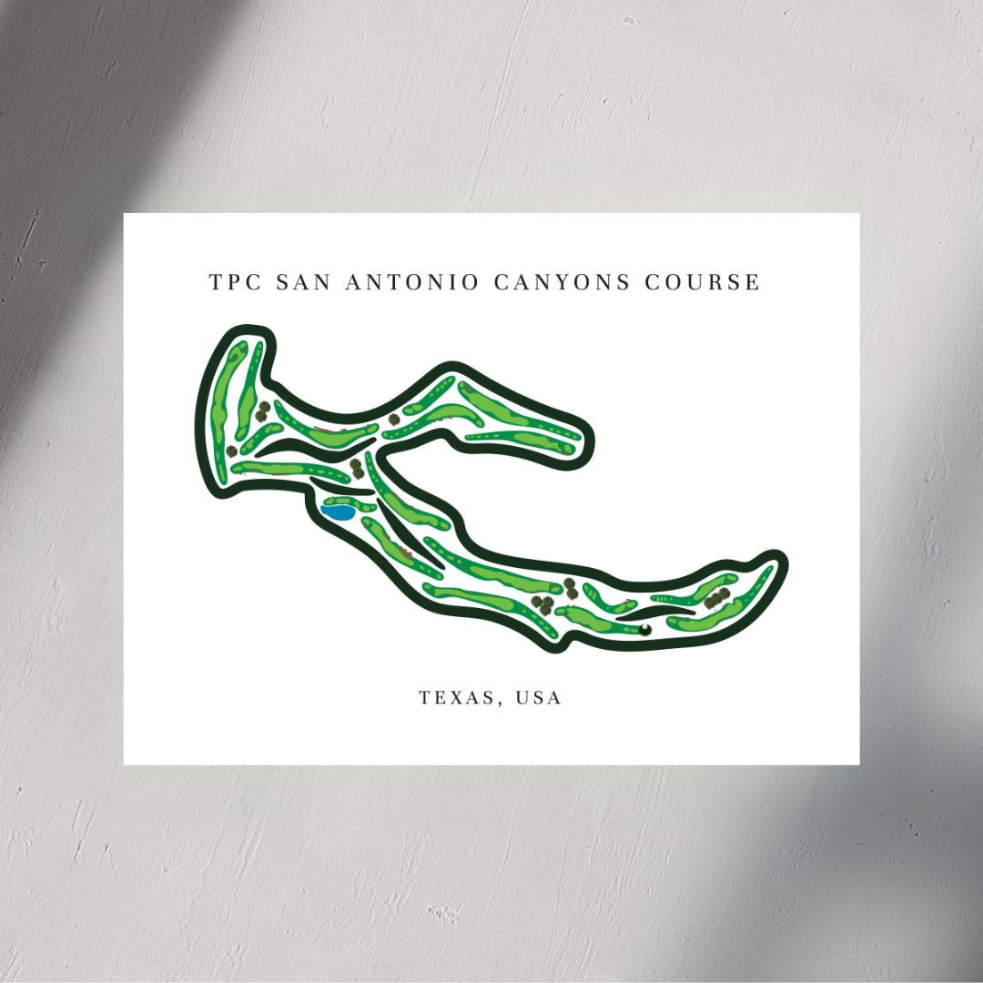 TPC San Antonio Canyons Course, Golf Course Prints, Texas
