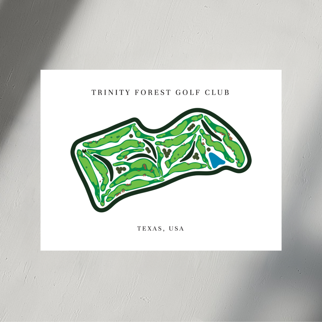 Trinity Forest Golf Club, Golf Course Prints, Texas