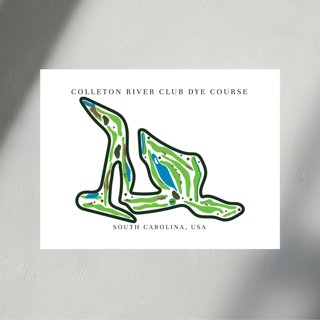 Colleton River Club- Dye Course, Golf Course Prints, South Carolina