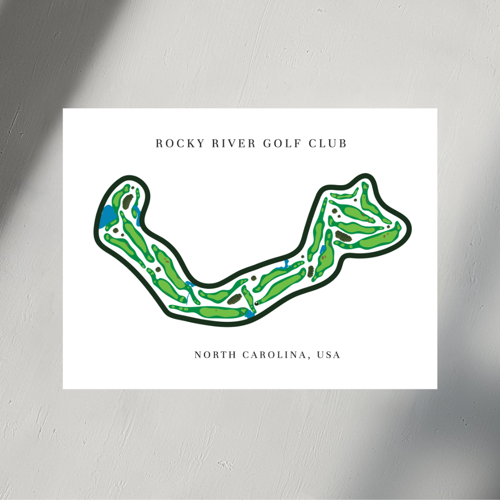 Rocky River Golf Club, Golf Course Prints, North Carolina