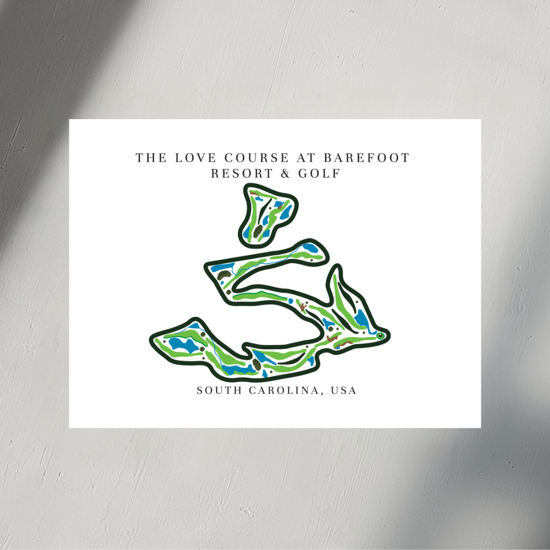 The Love Course at Barefoot Resort & Golf, Golf Course Prints, South Carolina