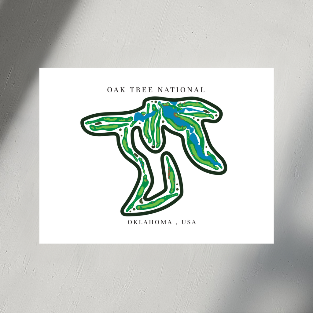 Oak Tree National, Golf Course Prints, Oklahoma