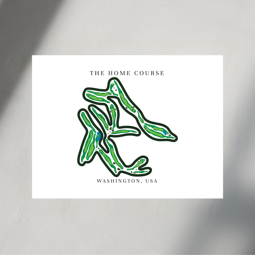 The Home Course, Golf Course Prints, Washington