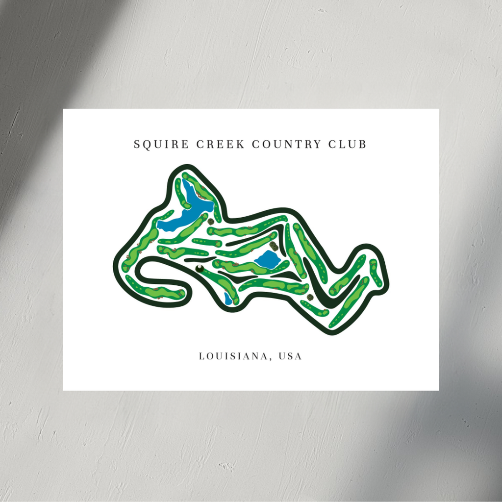Squire Creek Country Club, Golf Course Prints, Louisiana