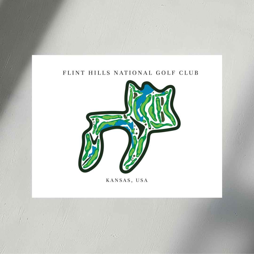 Flint Hills National Golf Club, Golf Course Prints, Kansas