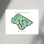 Yellowstone Club, Golf Course Print, Montana