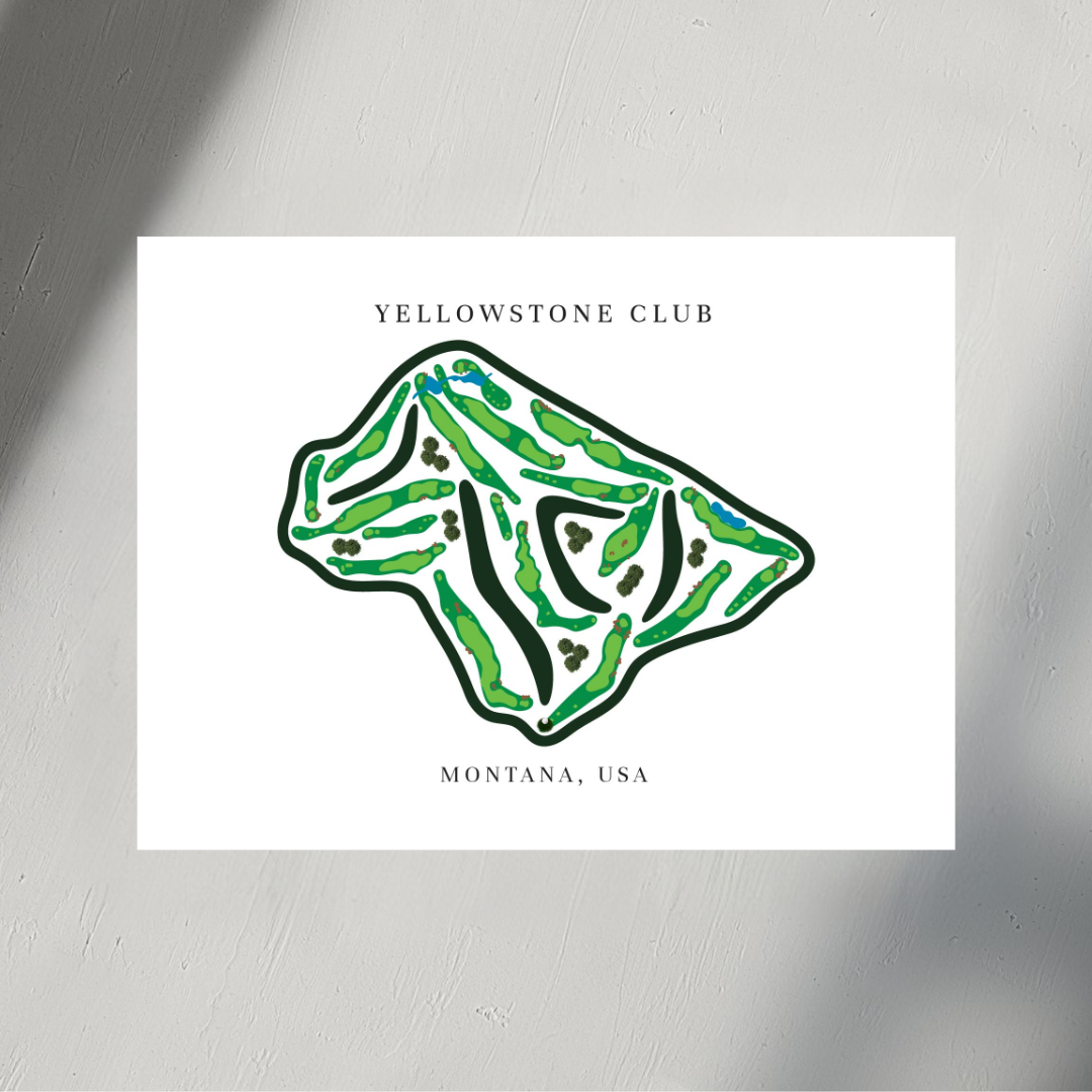 Yellowstone Club, Golf Course Print, Montana
