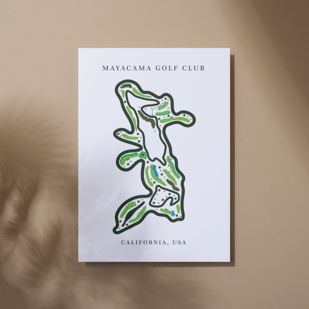 Mayacama Golf Club, Golf Course Print, California