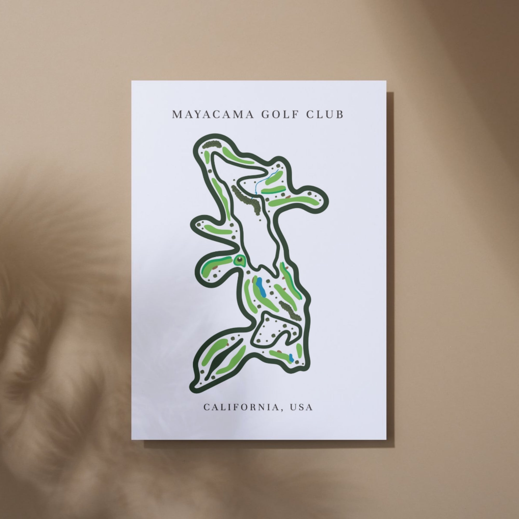 Mayacama Golf Club, Golf Course Print, California