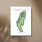 Dove Canyon Golf Club Golf Course Prints, California, Golf Map Artwork