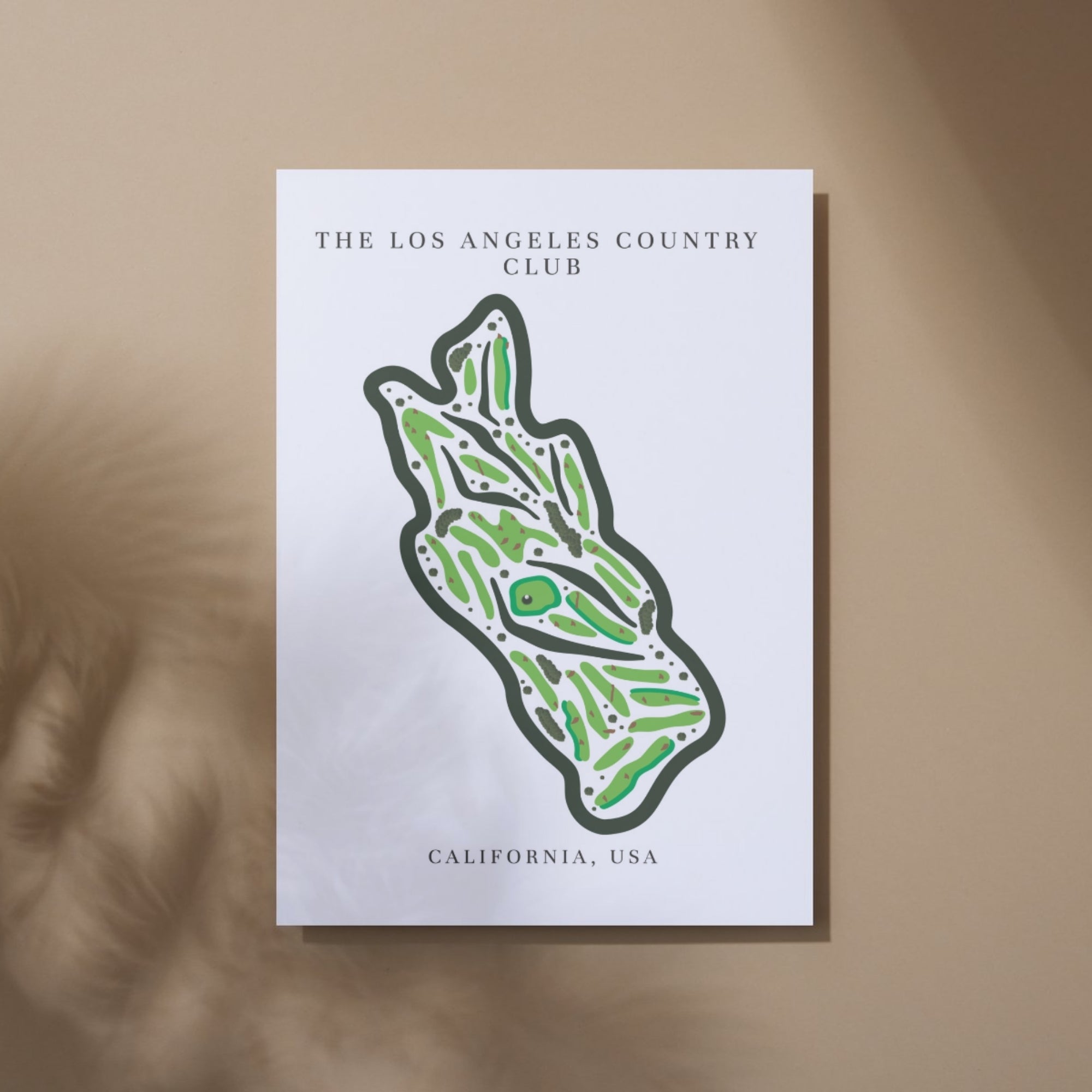The Los Angeles Country Club, Golf Course Print, California