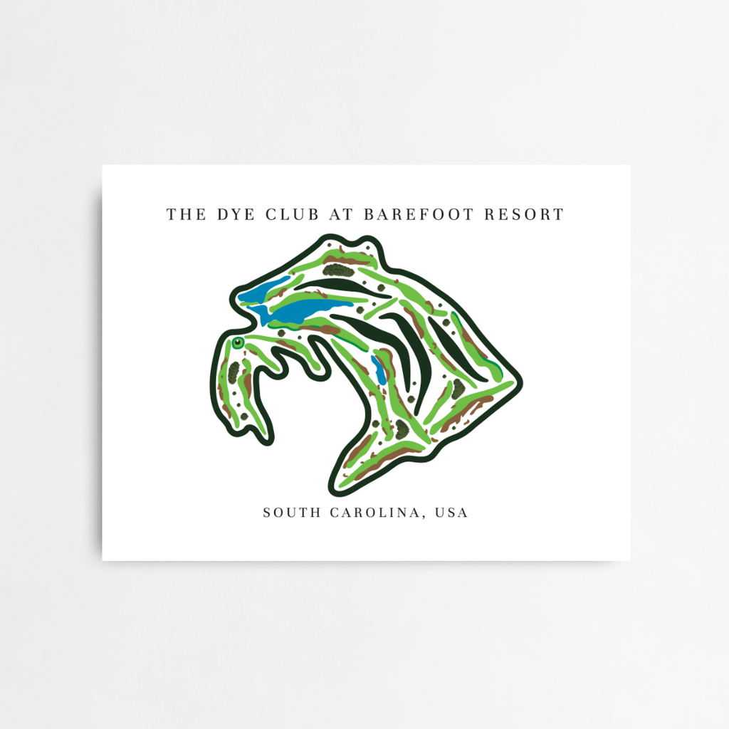 The Dye Club At Barefoot Resort, Golf Course Prints, South Carolina