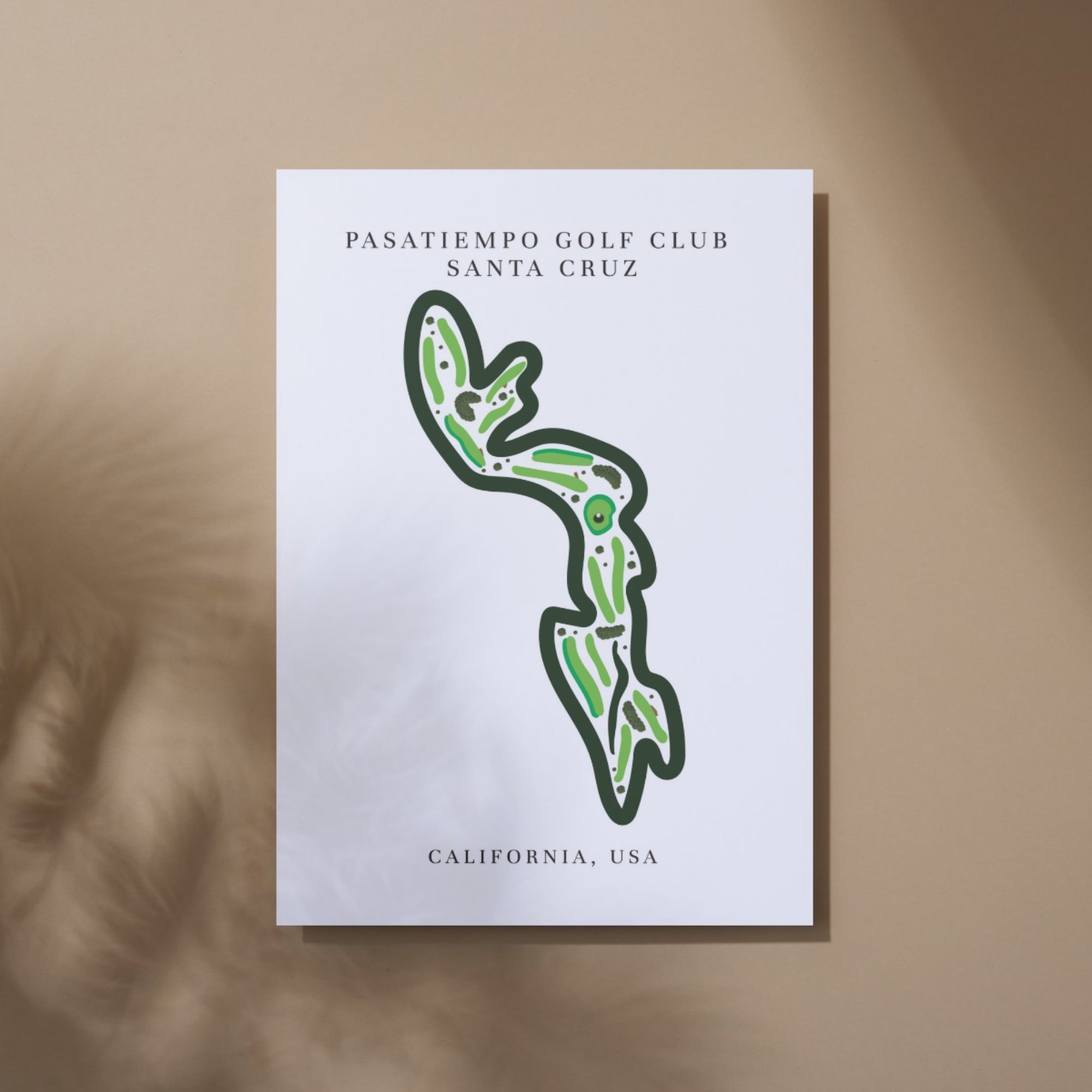 Pasatiempo Golf Club, Golf Course Print, California