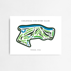 Colonial Country Club, Golf Course Prints, Texas