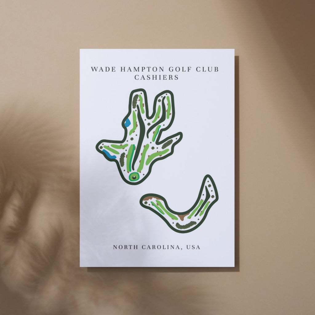 Wade Hampton Golf Club, Golf Course Print, North Carolina