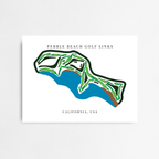 Pebble Beach Golf Links, Golf Course Print, California