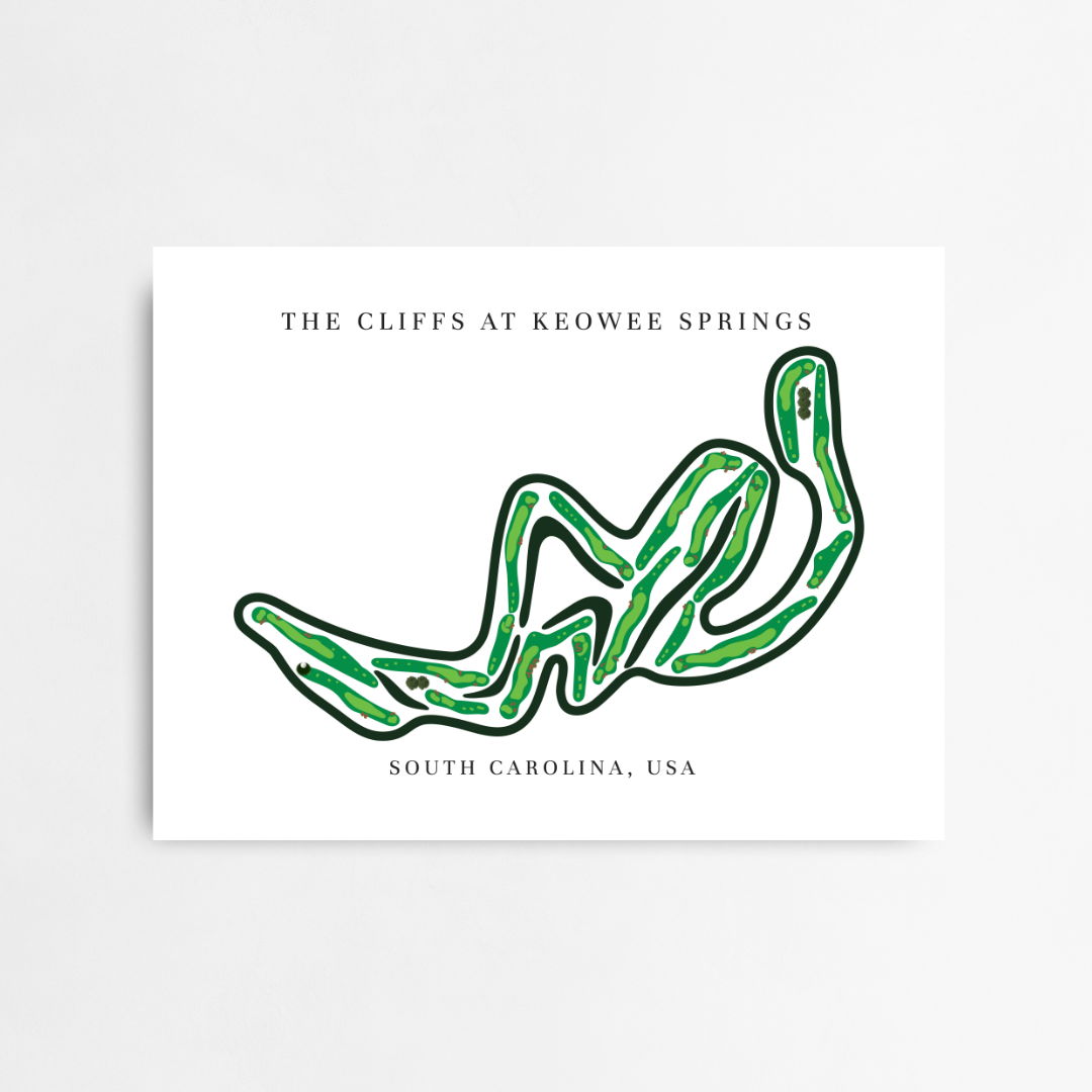 The Cliffs At Keowee Springs, Golf Course Prints, South Carolina