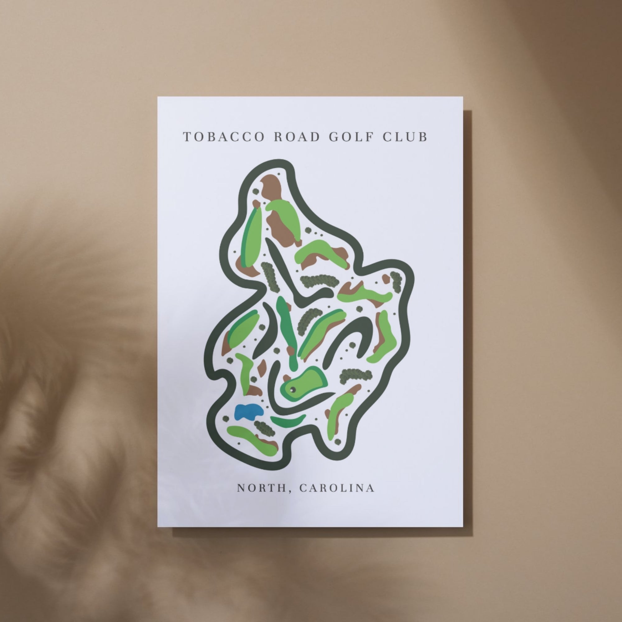 Tobacco Road Golf Club, Golf Course Print, North Carolina