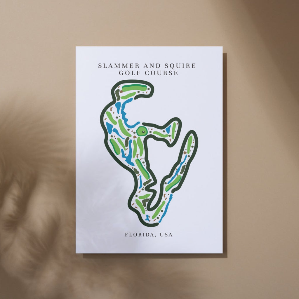 Slammer and Squire Golf Course Print, Florida