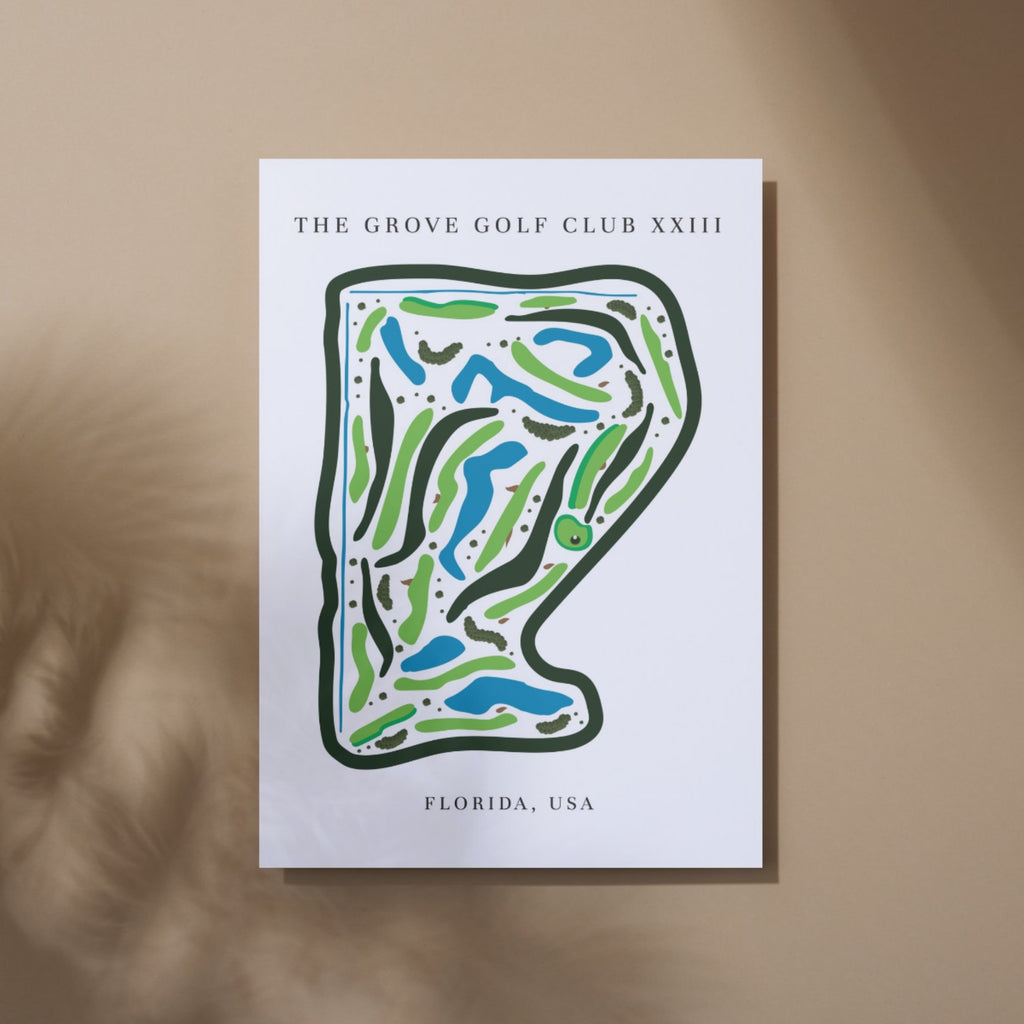 The Grove Golf Club XXIII, Golf Course Print, Florida