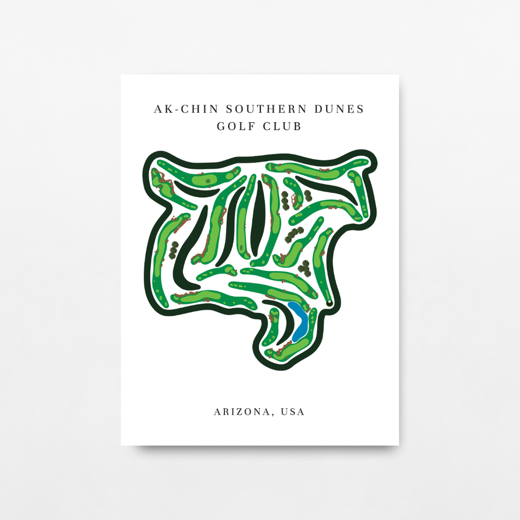 Ak-Chin Southern Dunes Golf Club Golf Course Print, Arizona