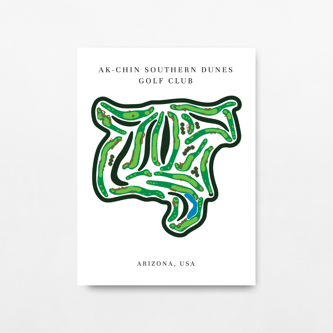Ak-Chin Southern Dunes Golf Club Golf Course Print, Arizona