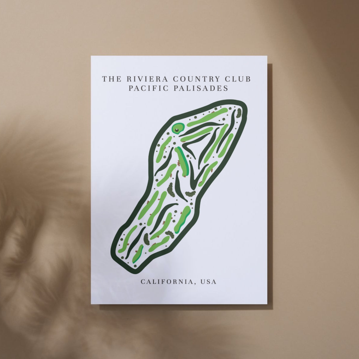The Riviera Country Club, Golf Course Print, California