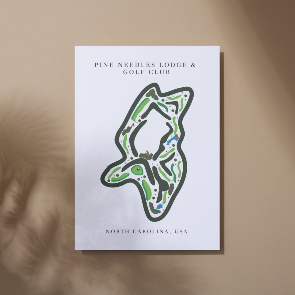 Pine Needles Lodge & Golf Club, Golf Course Print, North Carolina
