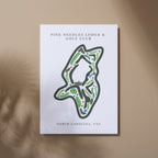Pine Needles Lodge & Golf Club, Golf Course Print, North Carolina