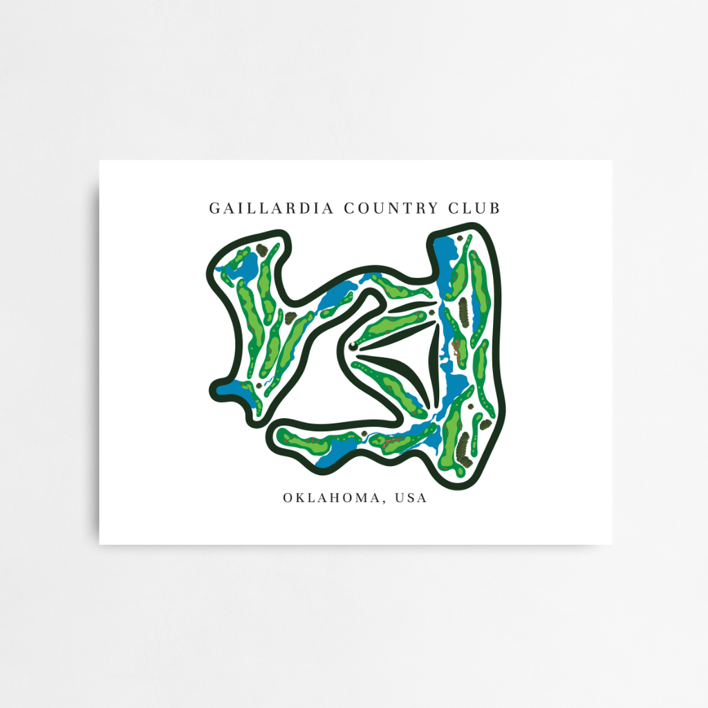 Gaillardia Country Club, Golf Club, Golf Course Print, Oklahoma