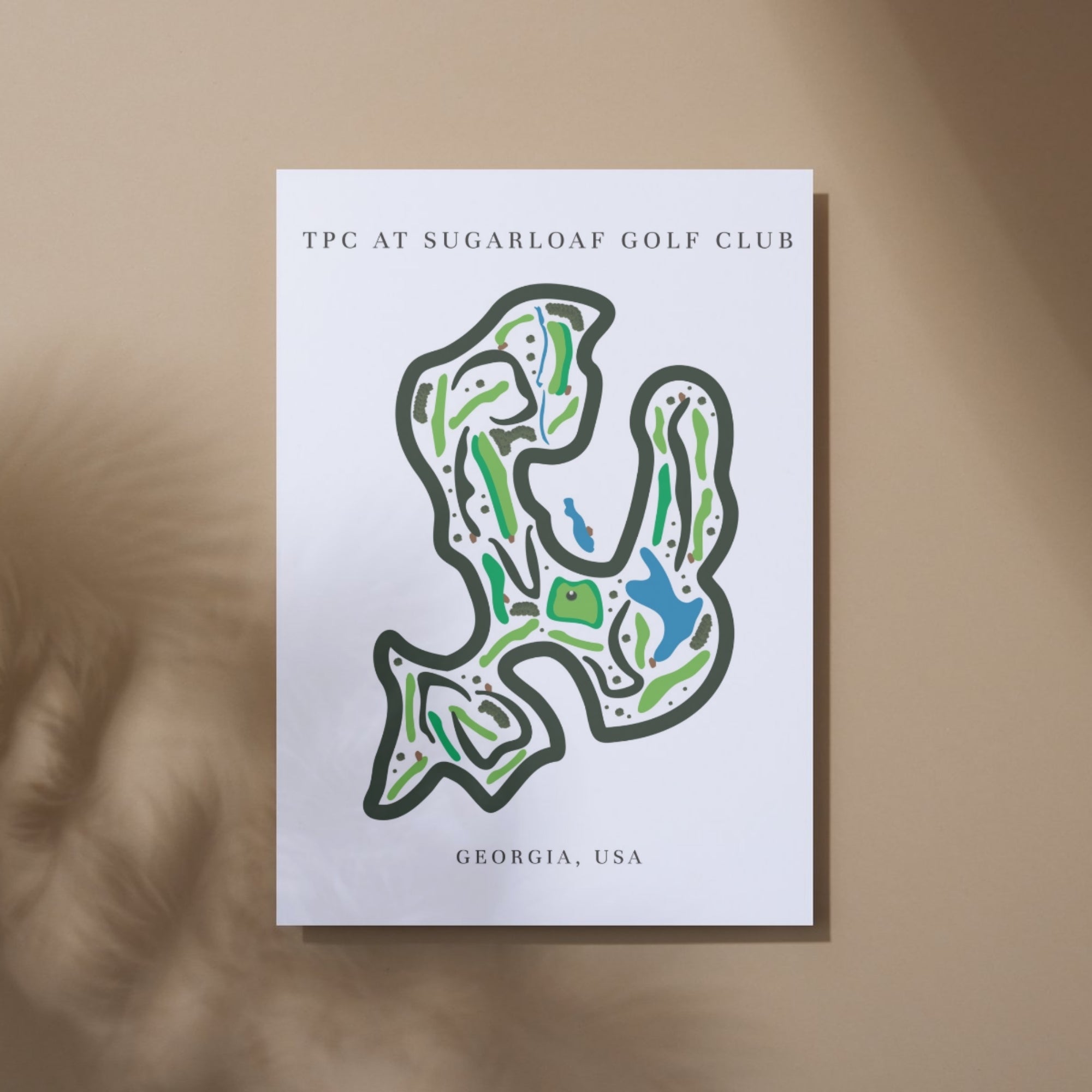 TPC at Sugarloaf Golf Club, Golf Course Print, Georgia