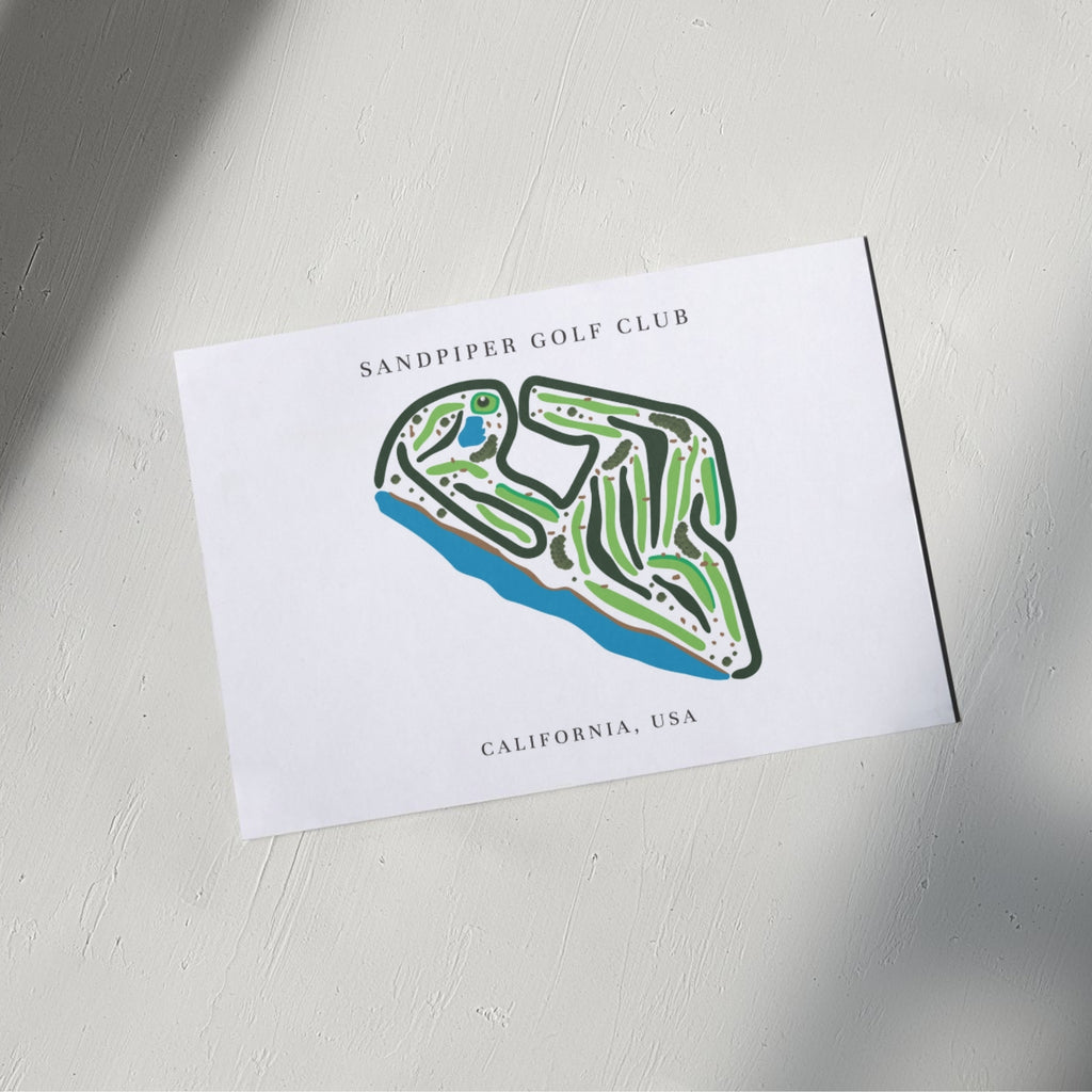 Sandpiper Golf Club, Golf Course Print, California