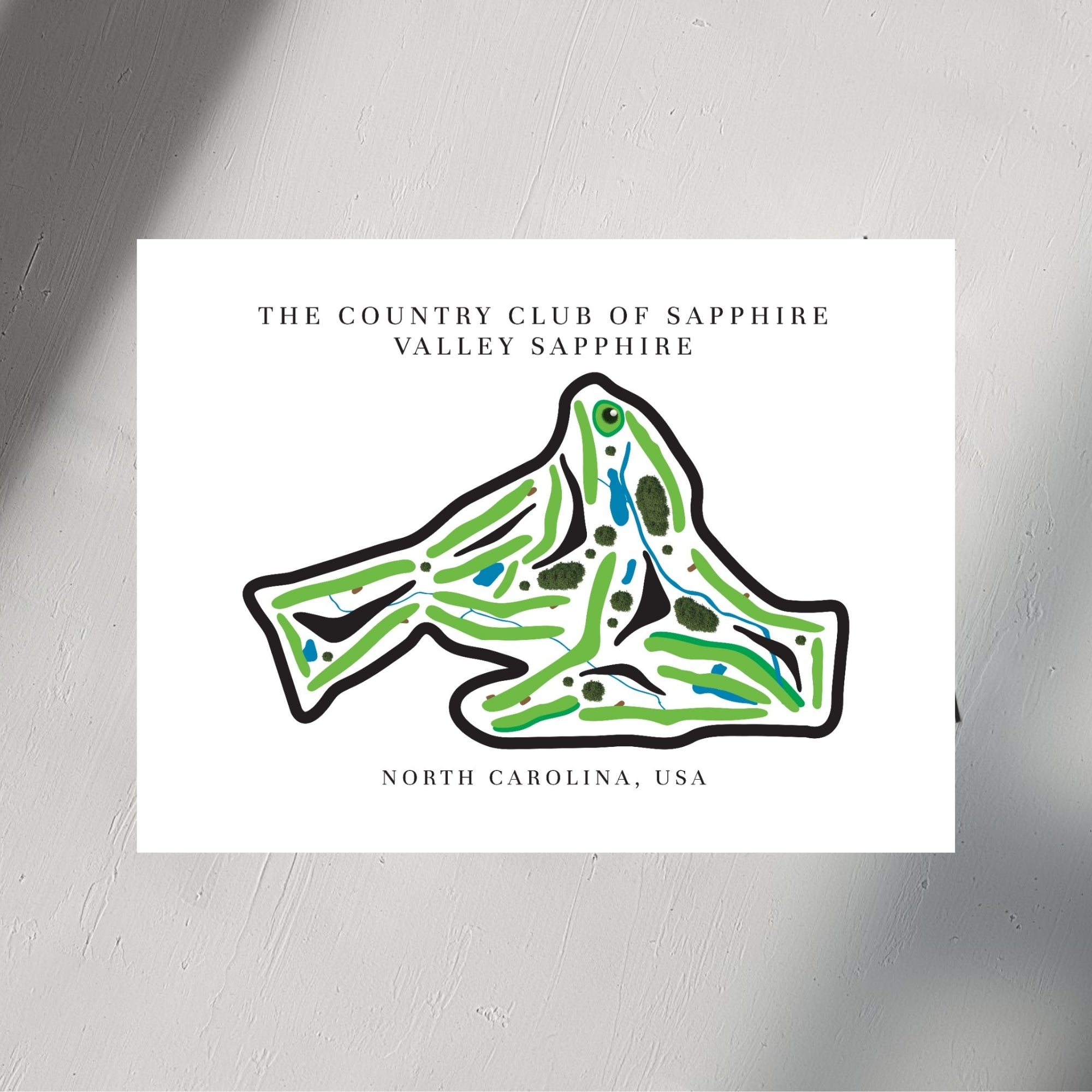 The Country Club of Sapphire Valley Golf Course Prints, North Carolina