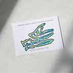 Osprey Point Golf Course Golf Course Prints, South Carolina, Golf Map Artwork