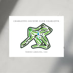 Charlotte Country Club Golf Course Print, North Carolina