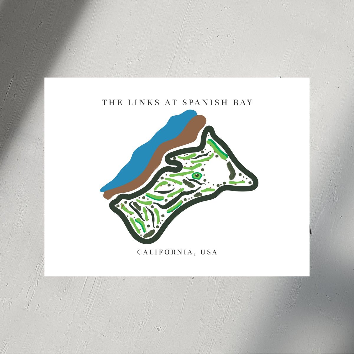 The Links at Spanish Bay Golf Course Print, California