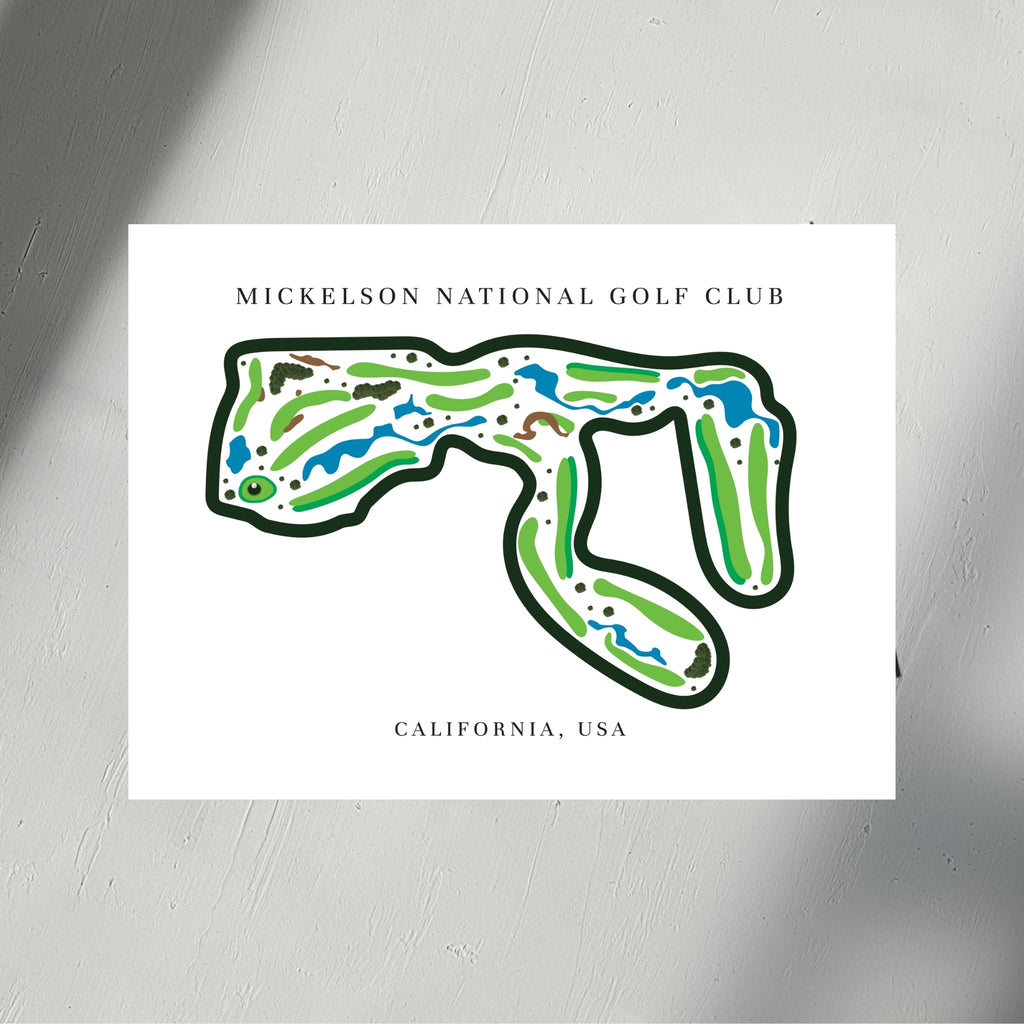 Mickelson National Golf Club, Golf Course Print, California