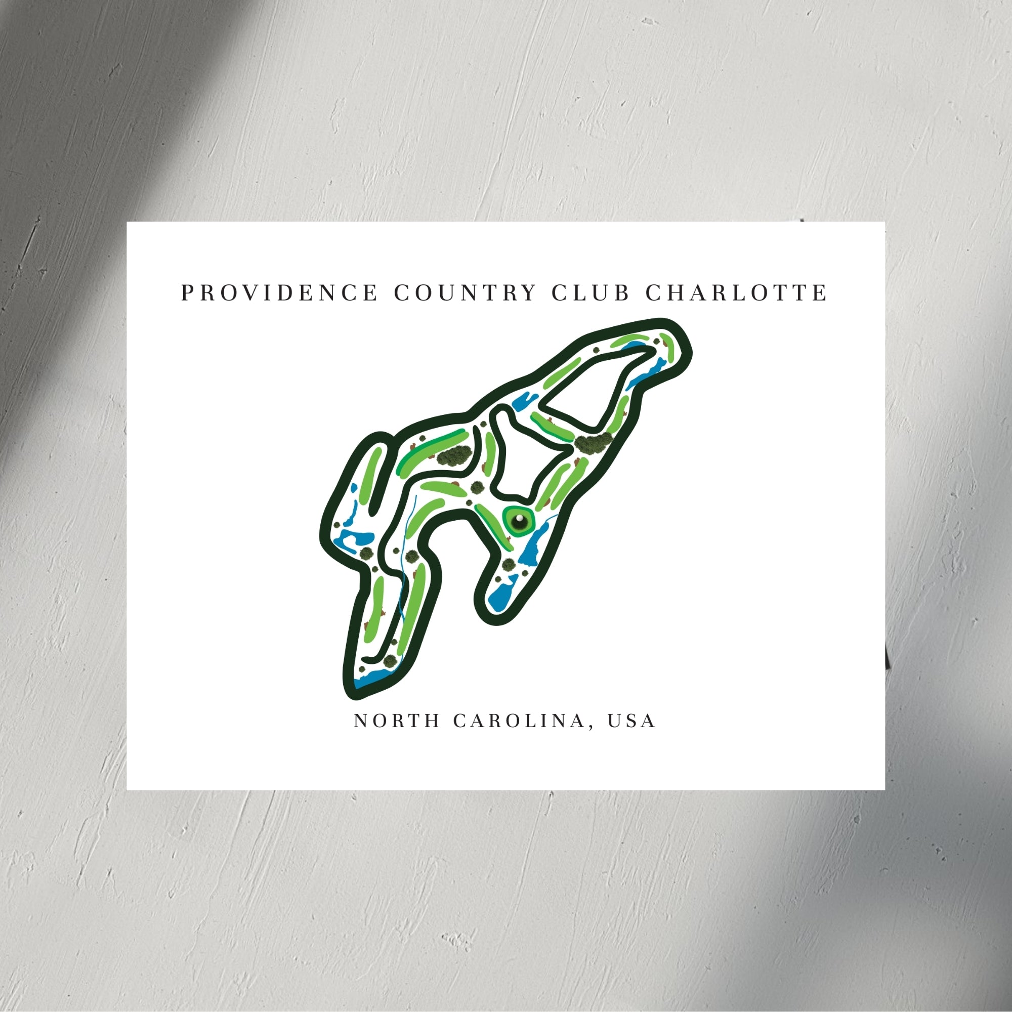 Providence Country Club Golf Course Prints, North Carolina