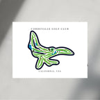 CordeValle Golf Club Golf Course Prints, California, Golf Map Artwork