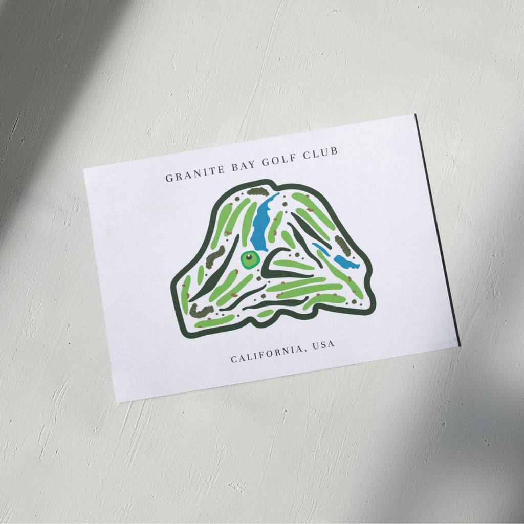 Granite Bay Golf Club, Golf Course Print, California