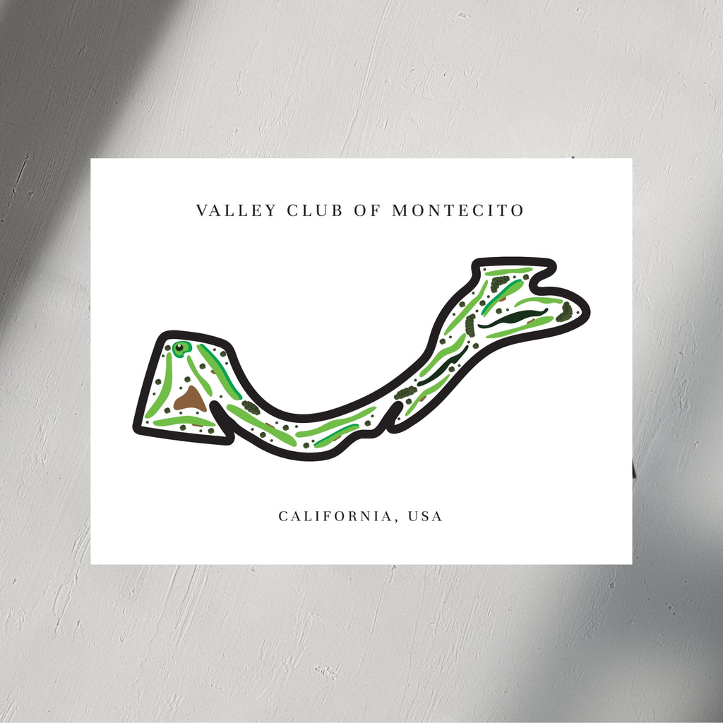 Valley Club of Montecito, Golf Course Print, California