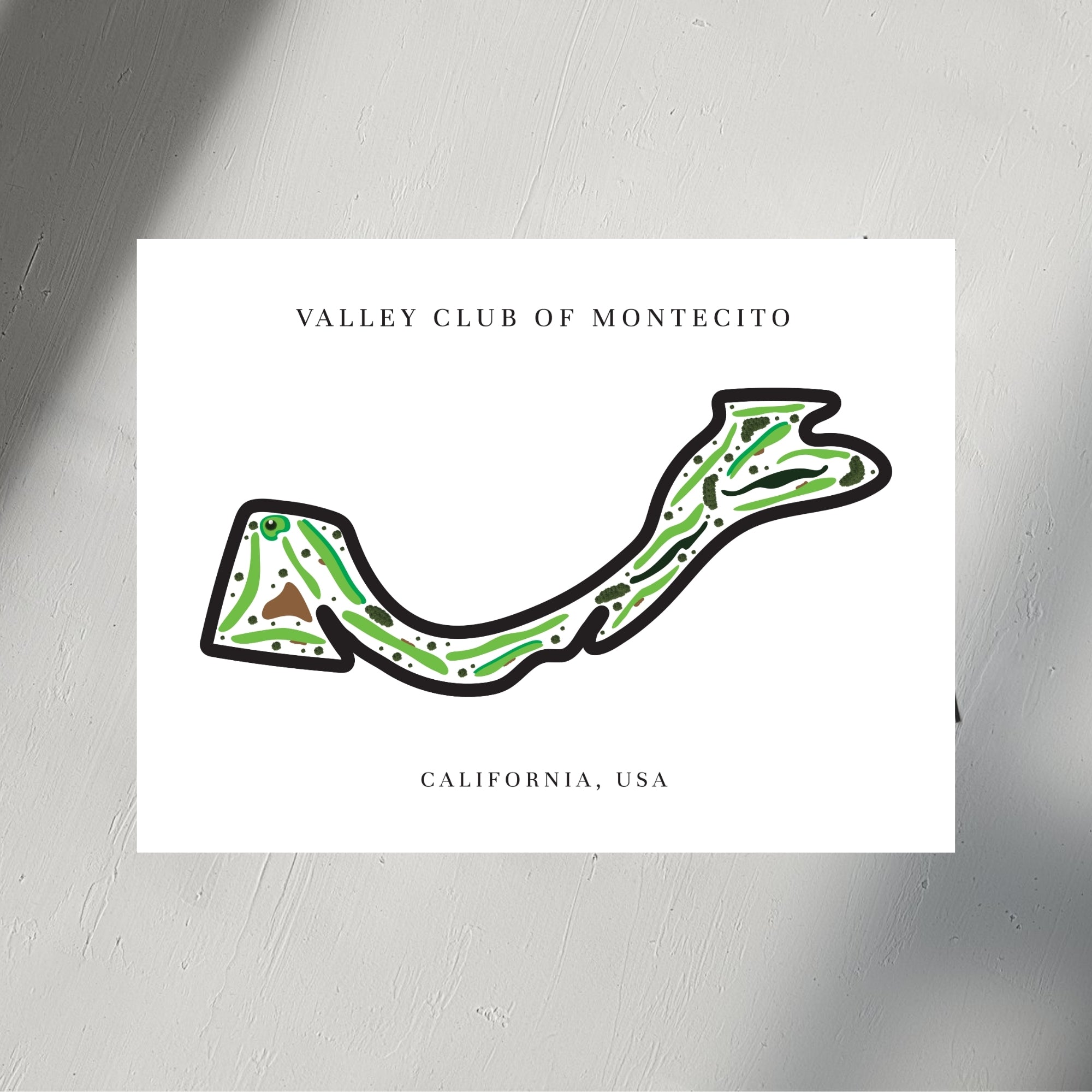 Valley Club of Montecito, Golf Course Print, California