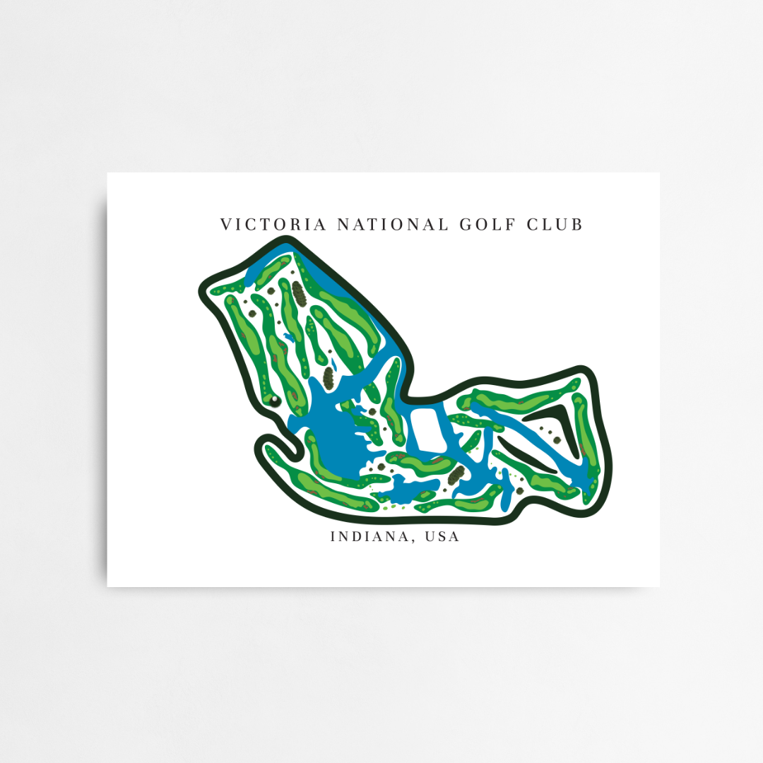 Victoria National Golf Club, Golf Course Prints, Indiana