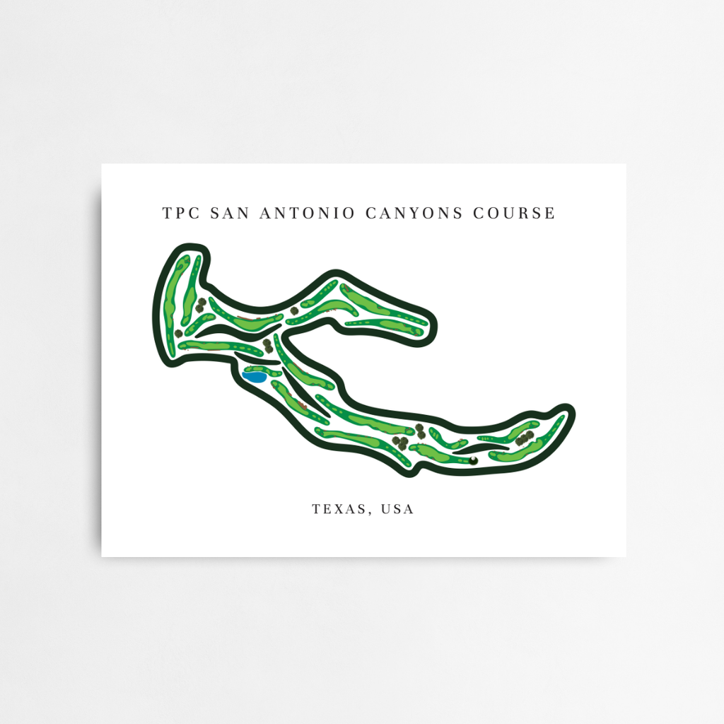 TPC San Antonio Canyons Course, Golf Course Prints, Texas