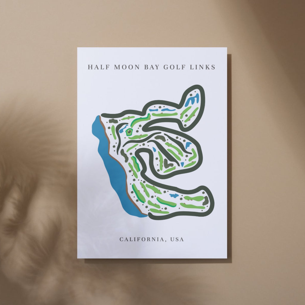Half Moon Bay Golf Links, Golf Course Print, California