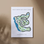 Half Moon Bay Golf Links, Golf Course Print, California