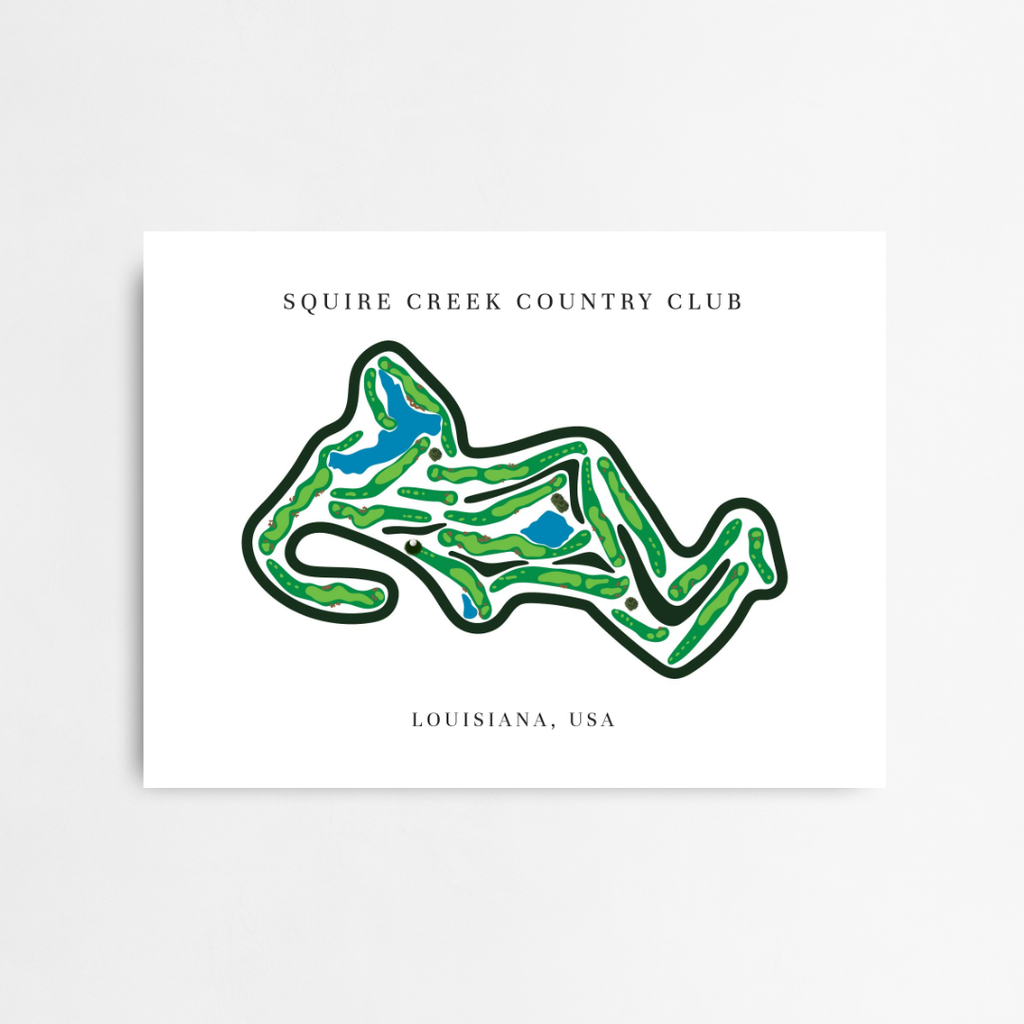 Squire Creek Country Club, Golf Course Prints, Louisiana